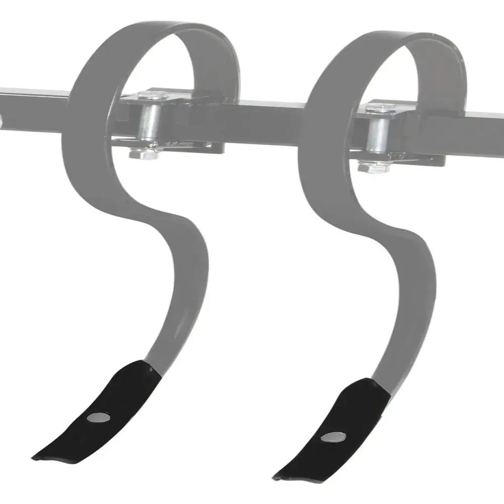 CAT-0 Three-Point Cultivator Six Adjustable Tines 52 Inch Width Heavy Duty Tillage Tool Soil Preparation Gardening Farming