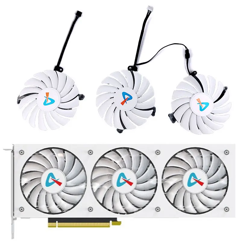 

NEW AX GamingCF-12910S 4Pin RTX3080TI 3080 GPU Cooling Fan For AX Gaming GEFORCE RTX3080 3080 Ti X3W Graphics Card Cooling Fan