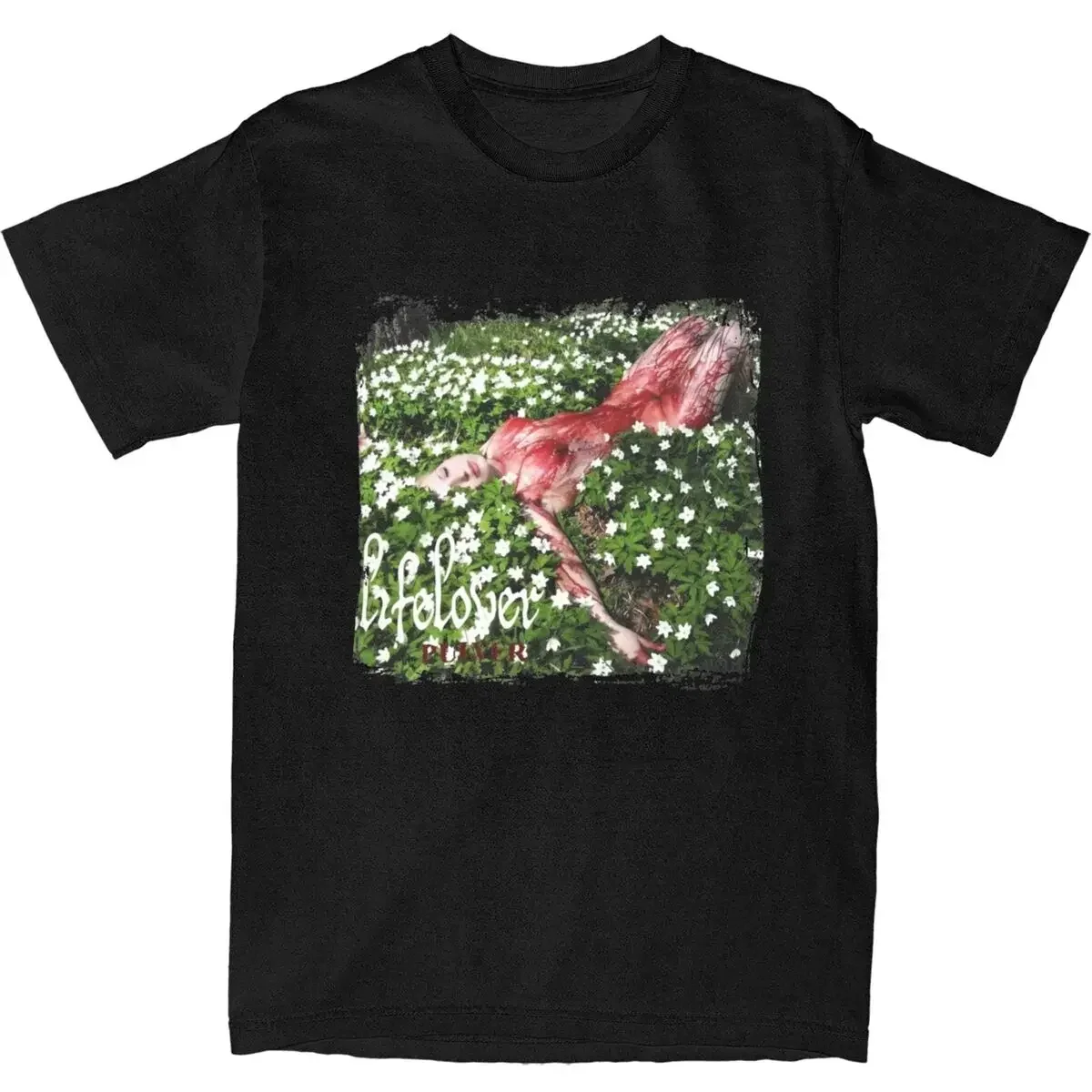 Lebensader Pulver Album Shirt Kleidung Männer Frauen Baumwolle lässig Nackskott Song T-Shirt Kurzarm Kleidung alle Jahreszeiten