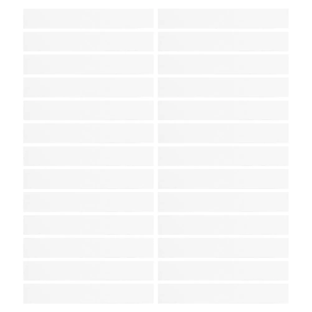 250 قطعة من الأوراق النقدية البيضاء ذاتية اللصق، أشرطة نقدية، أغلفة العملات لبنوك البيع بالتجزئة، محلات السوبر ماركت، أموال المكتب #1