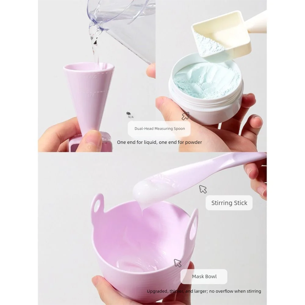 3/4 pçs silicone máscara facial mistura tigela conjunto diy cuidados faciais máscara facial kit de ferramentas reutilizáveis kits de ferramentas de maquiagem macia spa suprimentos de beleza