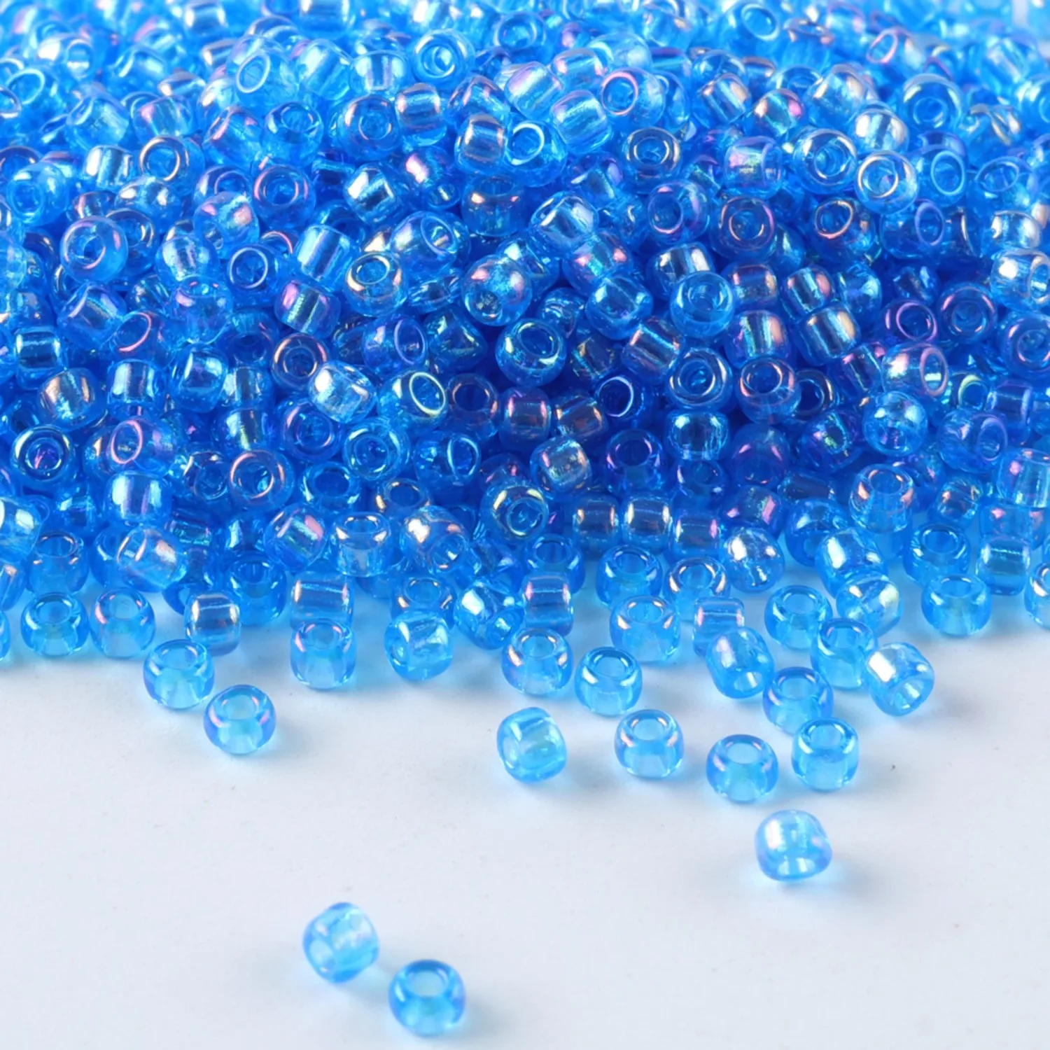 Domestic CJ 11/0 Transparente Farbige Hochwertige Rocailles-Perlen 10g/Röhrchen Geeignet für Alle Arten von DIY-Bastelarbeiten, etc. – Detail 15