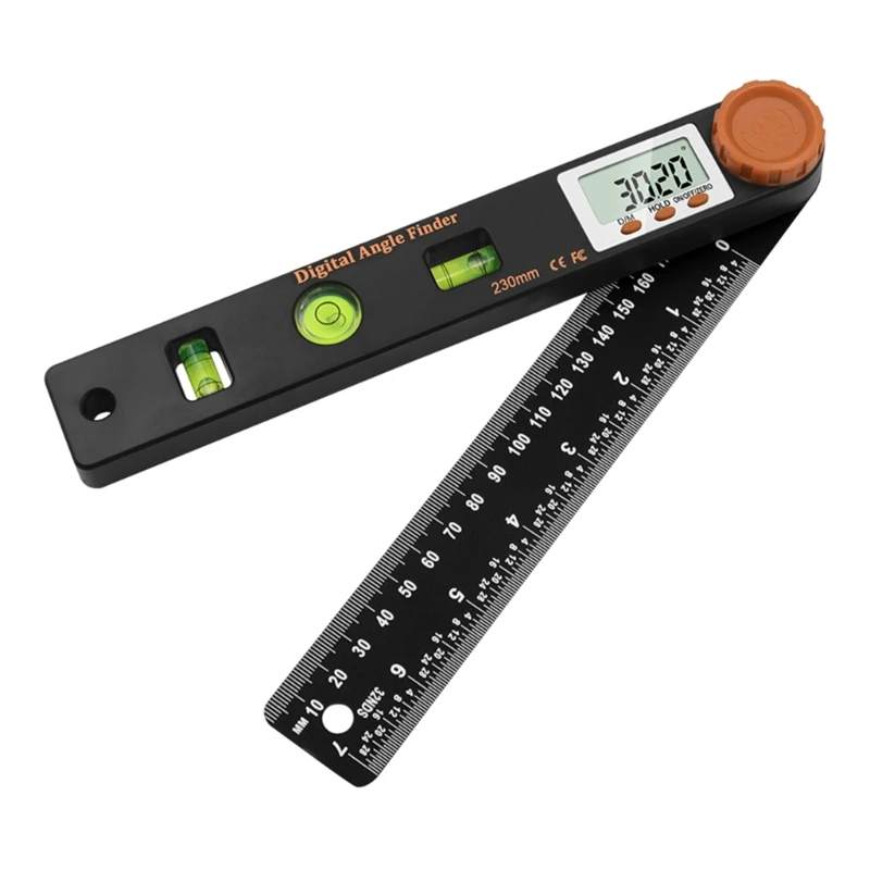 M17D Foldable Ruler Digital Display-Folding Simple Design Stationery Measurement Tool