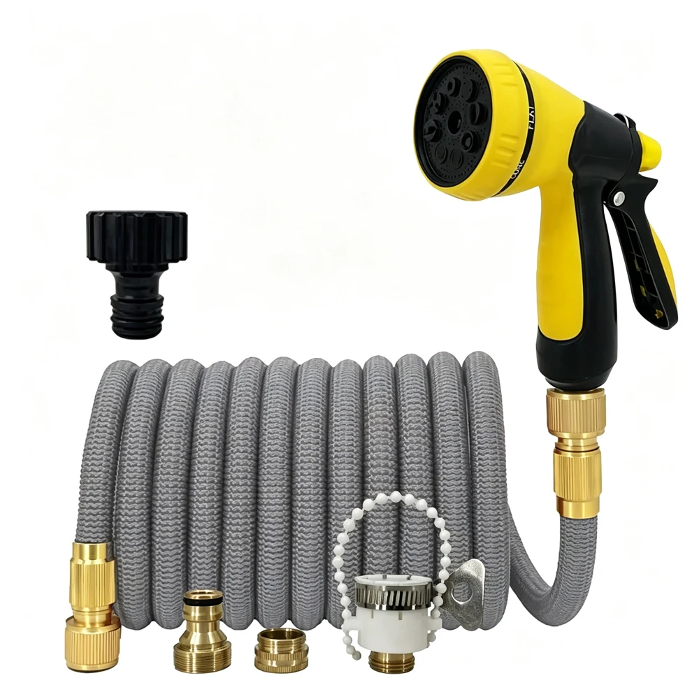 Best Seller Expandable Magic Hose High Pressure Car Wash Hose With Spray Gun Set Outdoor Watering Irrigation Tool Garden Hose ﻿