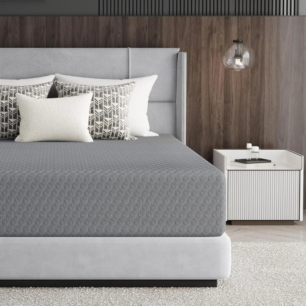 

10 Inch Twin Memory Foam Mattress for Cool Night Sleep, Pressure Relief, Thermally Balanced Foam Mattress for Bedroom Furniture