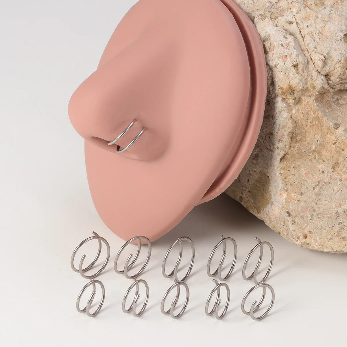 10pcs Titanium Piercing Rings - Body Jewelry Rings review and price