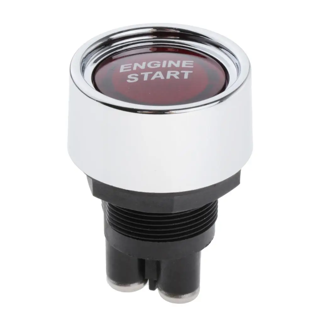 Easy Install Push Button Start Switch Engine Starter 12V Car Replacement for Professional Vehicle