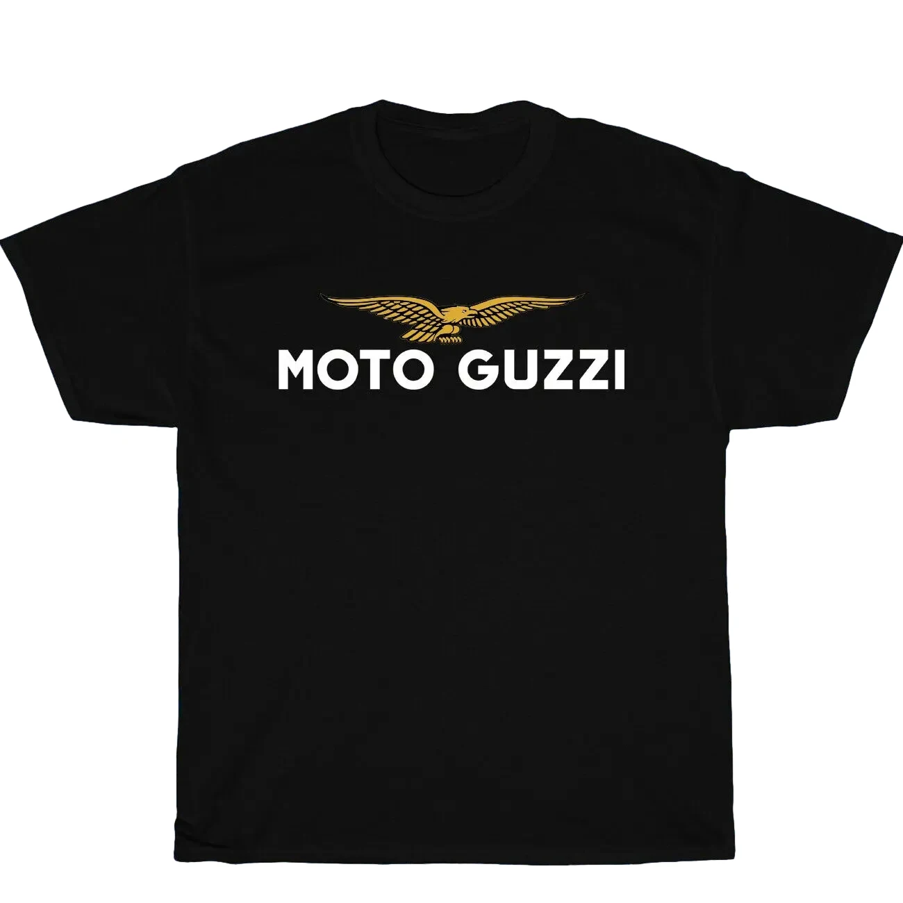 New Moto Guzzi Motorcycle Logo Black/Grey/Navy Size S-5XL Unisex T-Shirt