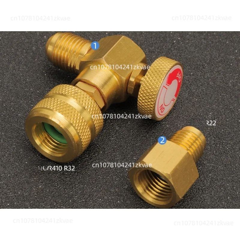 90-degree Air-conditioning Filling Safety Valve R32R410 Fluorination Valve Refrigerant