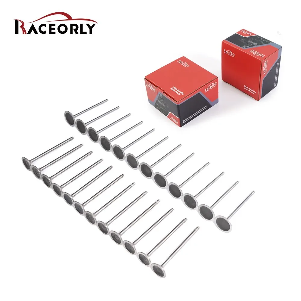 

RACEORLY Engine Intake & Exhaust Valve Set For BMW 130 330 630 Z4 X5 N52B30 3.0
