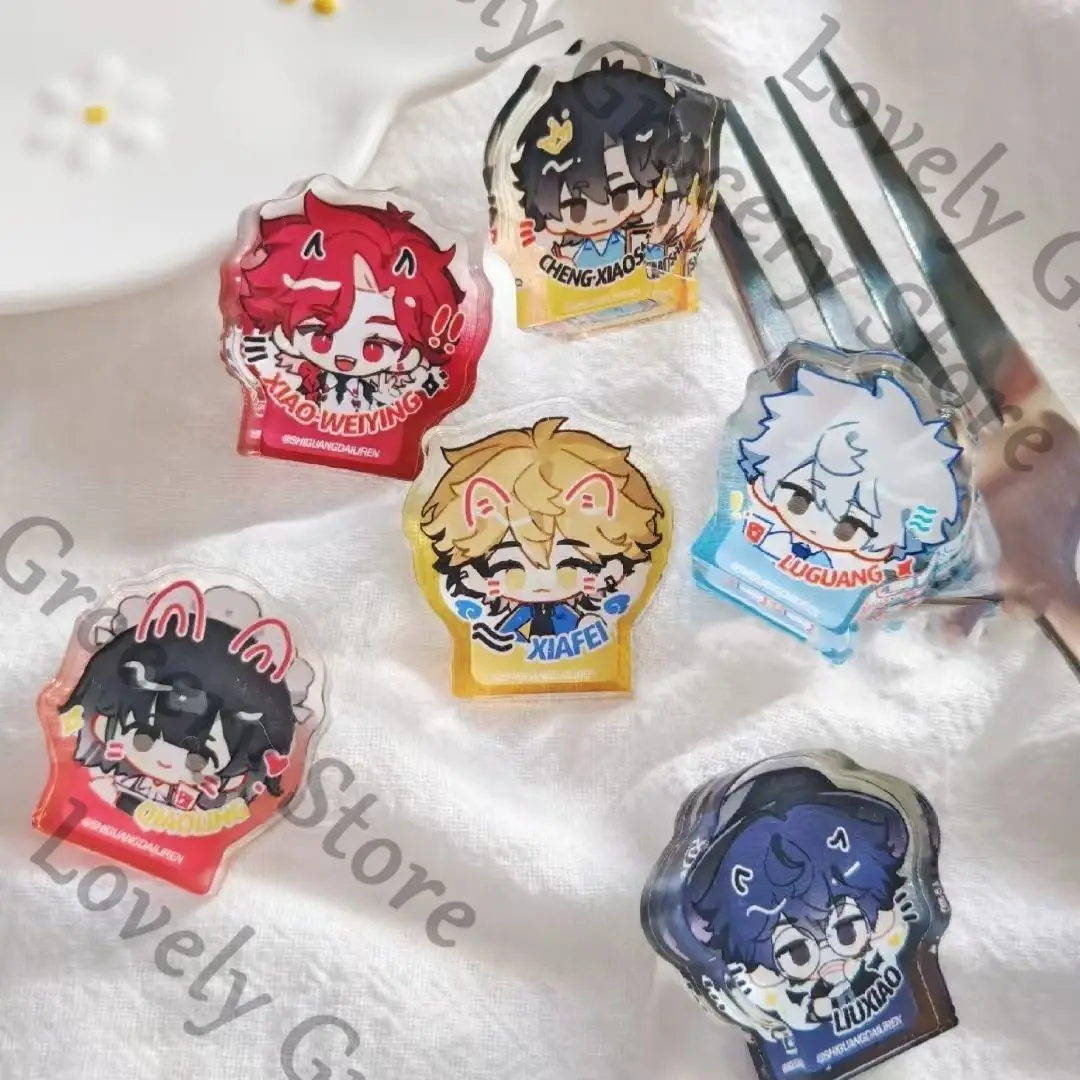 

Anime Link Click Jo Lucas Liu Xiao Vein Xiafei Charles Cosplay Cartoon Acrylic Brick Standing Sign Desktop Ornament Mascot Gift