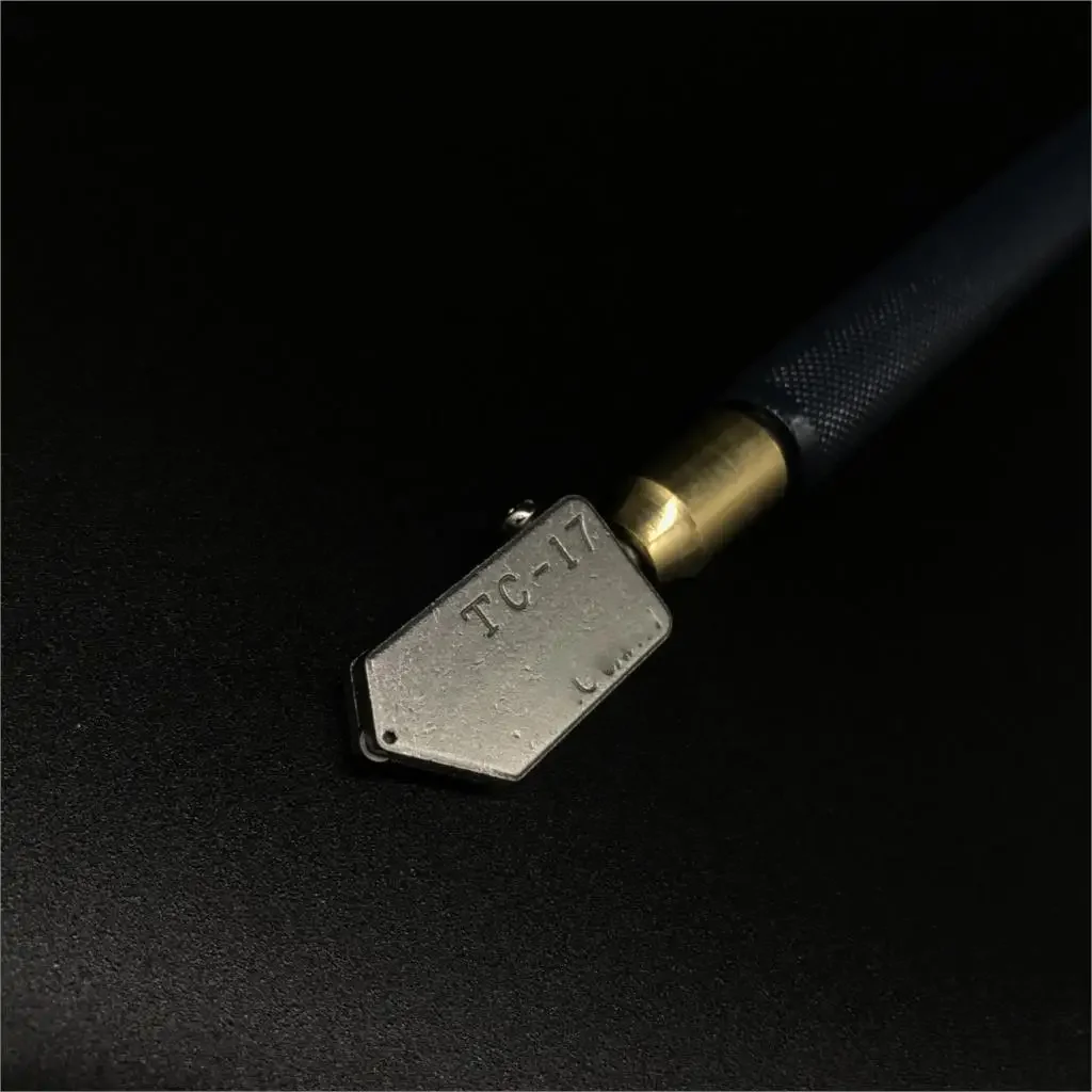 Professional TC-17 Glass Cutting Wheel Tool - Toyo-Type Metal Handle Hand Cutter for Glass & Ceramic Tile Cutting