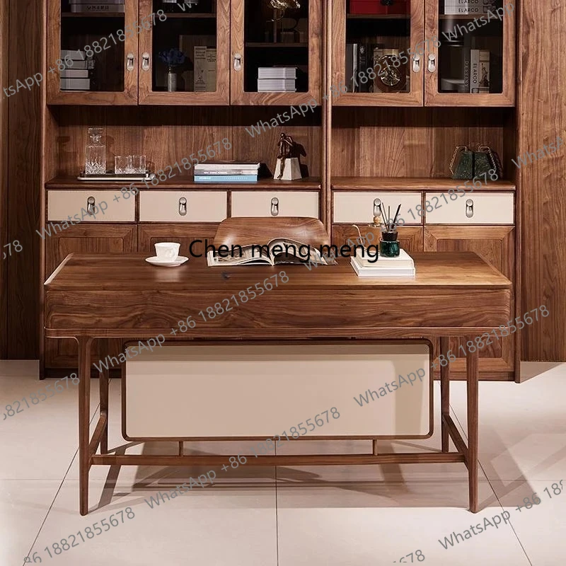 

North American black walnut desk study calligraphy writing desk household
