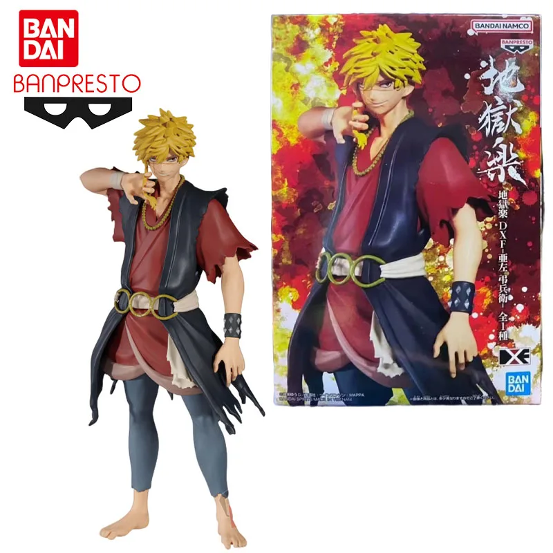 

Оригинальная фигурка аниме Bandai Banpresto DXF Hell's Paradise, Аза чобэй, экшн-игрушки для мальчиков и девочек, рождественский подарок, Коллекционная модель