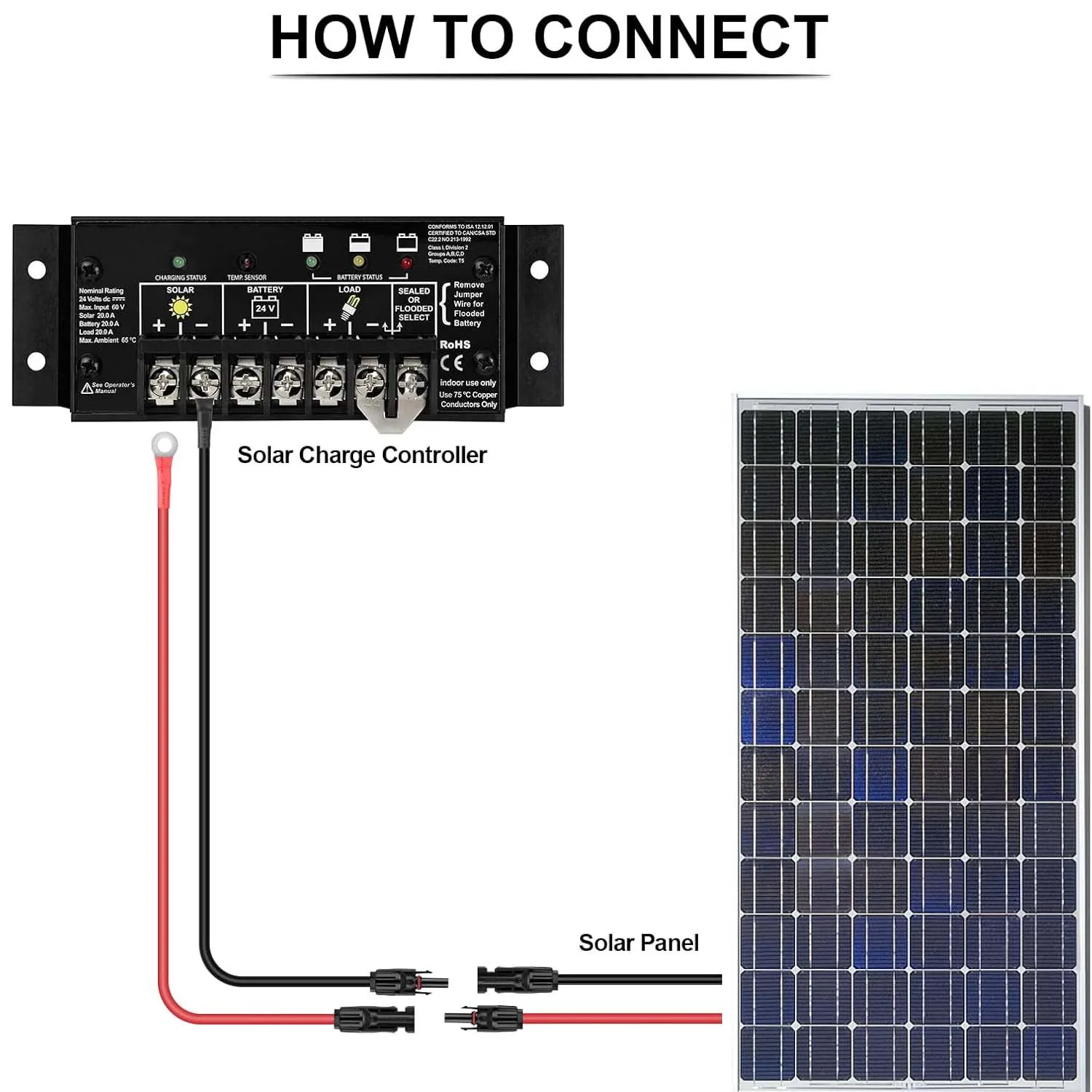 Conector de Panel Solar de 10AWG a Kit de Cable adaptador de anillo redondo con macho hembra para RV, generador Solar, inversor, cargador de batería