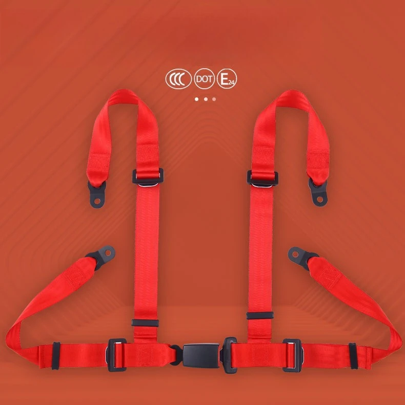 

factory 2 Inch 4-Point Harness Racing Seat Belt for UTV Go Cart Racing Cars-Steel Polyester AC Ace Astra Astra Models Compatible