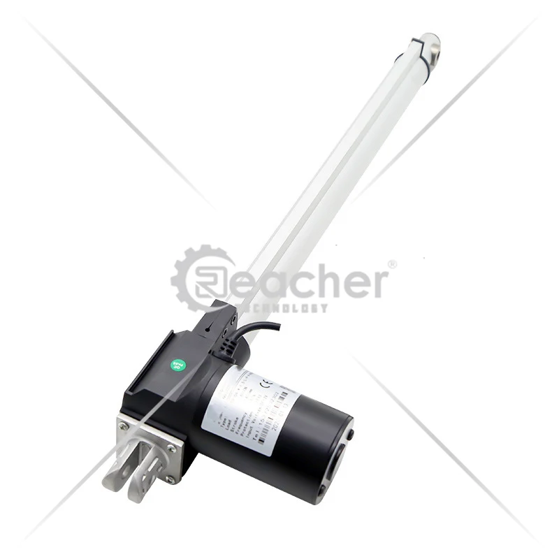 Aluminum Alloy Medical Usage 100mm Stroke 6000n 4mm/s Speed 12v 24v Dc Electric Linear Actuator