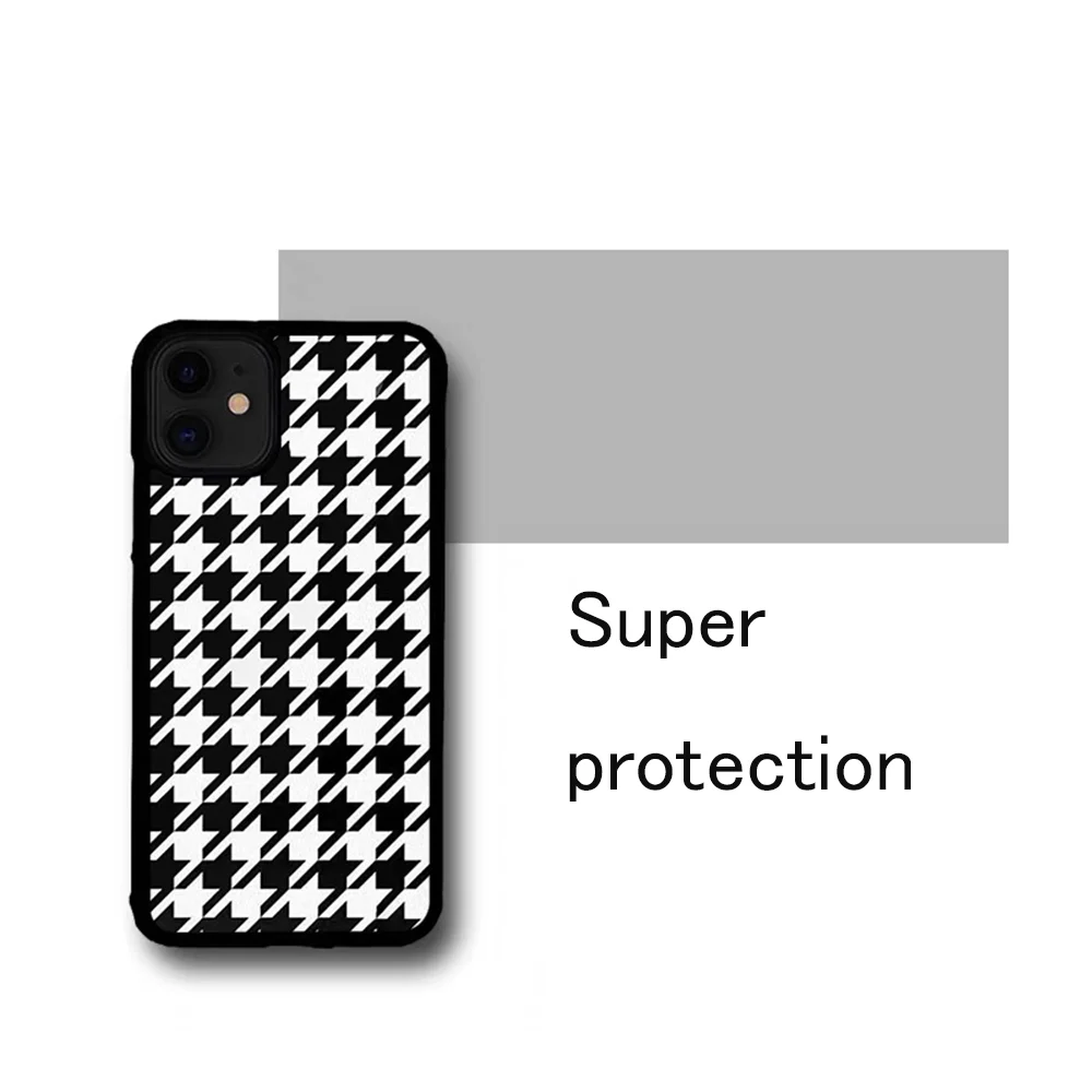 Funda de teléfono de dientes caninos, funda de silicona PC + TPU para Iphone 13 11 12 Mini Pro Max 7 8 Plus X Xs Max XR, bolsa dura para teléfono móvil