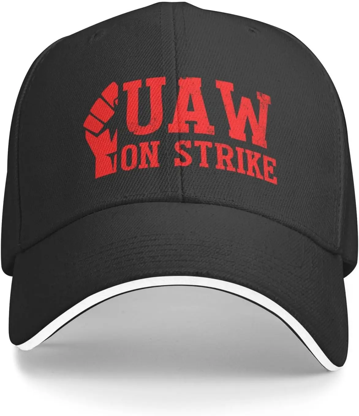 Striking Uaw On Strike Baseball Caps Trendy Funny Hats for Men Women