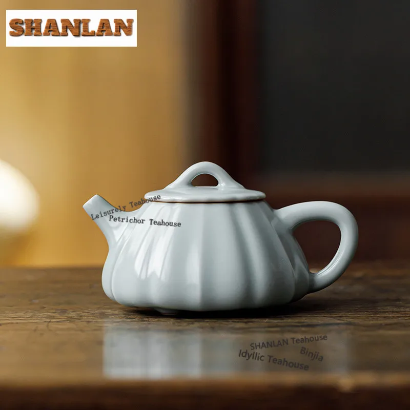 

170 мл лазурный чайник Tripodia, роскошный чайник, бытовой чайник для приготовления чая с ситечком, принадлежности для чайной посуды, коллекция подарков