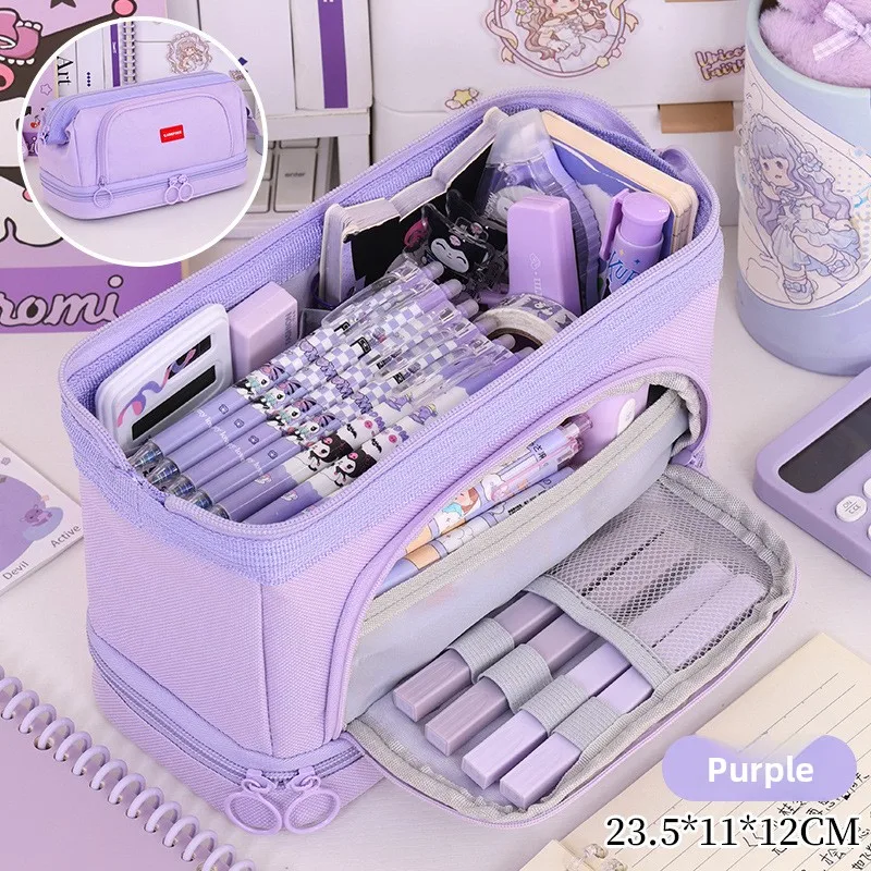 Double-Layer Pencil Case 5