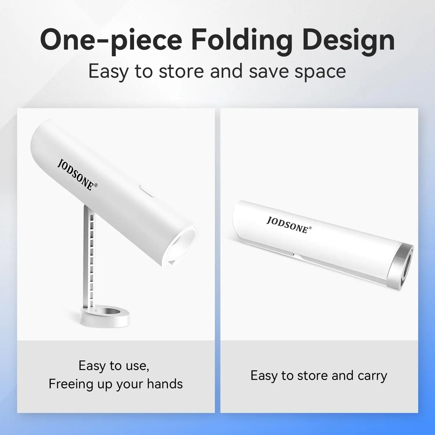 مصباح U V محمول مع حامل، مصباح أظافر صغير الحجم قابل لإعادة الشحن عبر USB لصالونات الأظافر المنزلية، أبيض #3