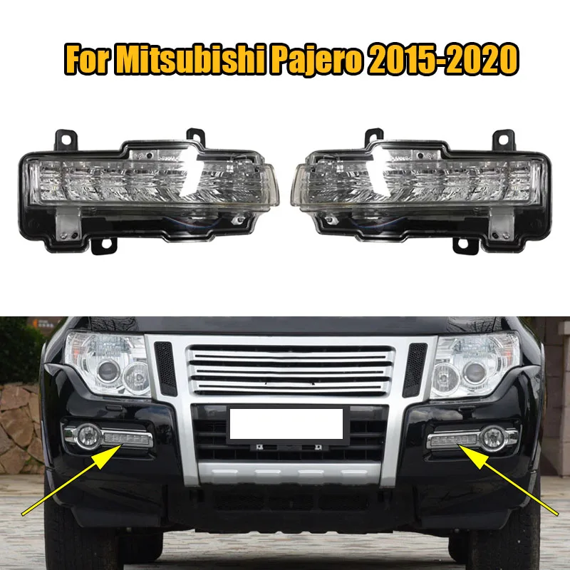 

8312A019 LED DRL Daytime Running Light Fog Light Headlight For Mitsubishi Pajero 2015 2016 2017 2018 2019 2020 Car Accessorie