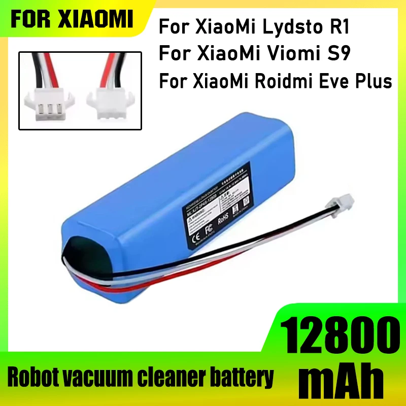 14.4V lithium-ion battery for Xiaomi M7 Pro, M7 Max, M8 Pro, Lydsto R1, VIOMI S9, ROIDMI EVE Plus series robot vacuum cleaners