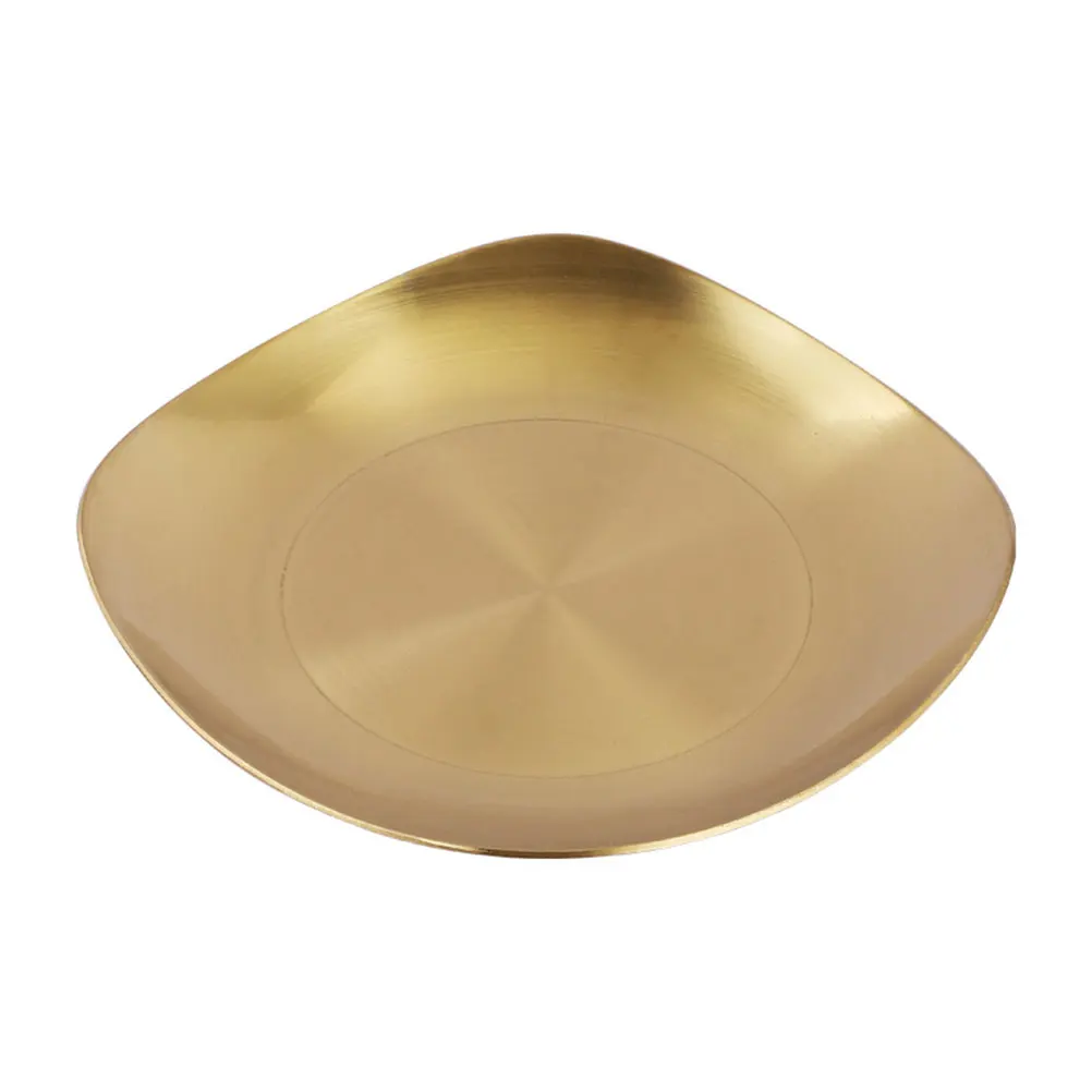 

Stainless Steel Dining Dish Appetizer Plate Seasoning Bowl Side Dishes Kitchen Tableware Easy Clean Durability Home Restaurant