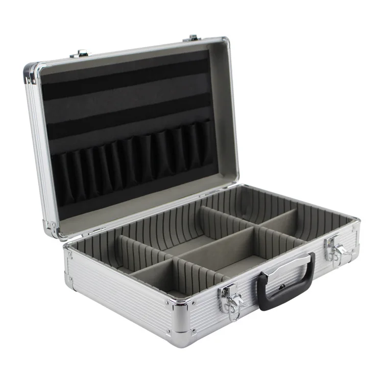 

Factory wholesale, rounded corners with corners, aluminum alloy toolbox, aluminum box, storage box, hardware tool box, air box.