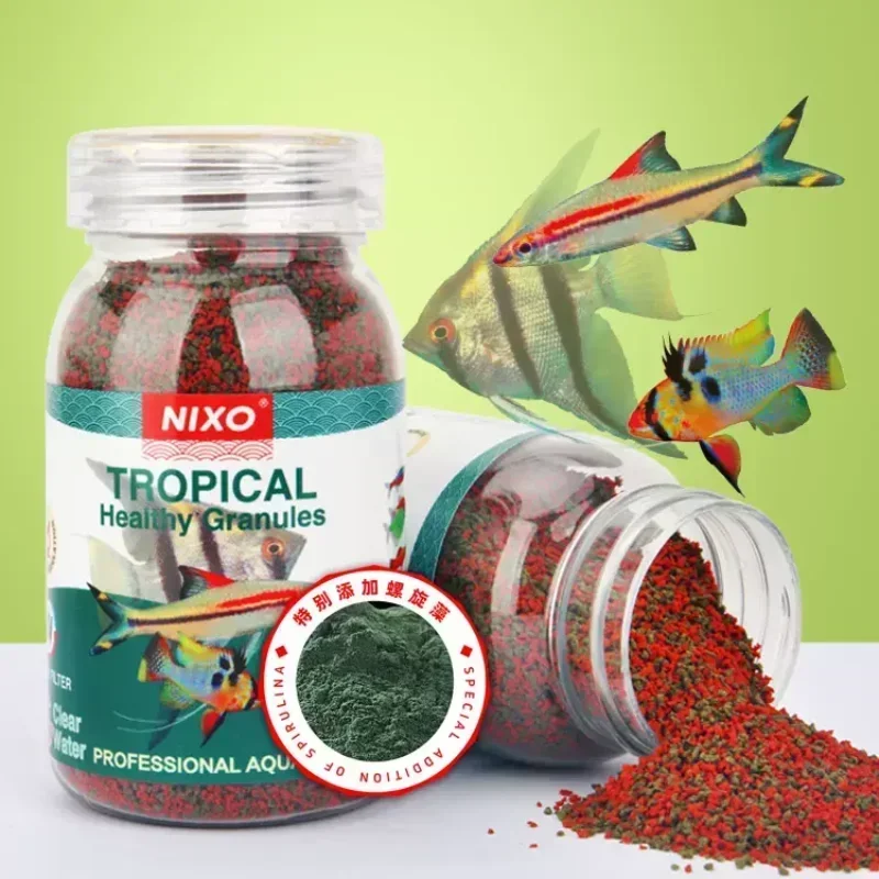 NIXO Tropical Fish Food Nutritioncrispy Small Round Particles