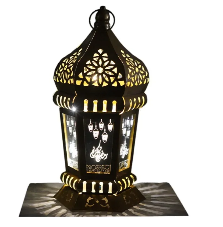 Hot Selling Creative Ramadan Led Light Ramadan Decorations Lantern 2022