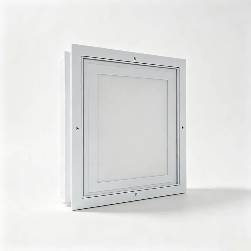 100W Recessed Studio Soft Light 272PCS 0.5W LED 3200K/5600K Bi-Color CRI95 0-70° Tilt DMX512 Stage Conference Panel Lamp