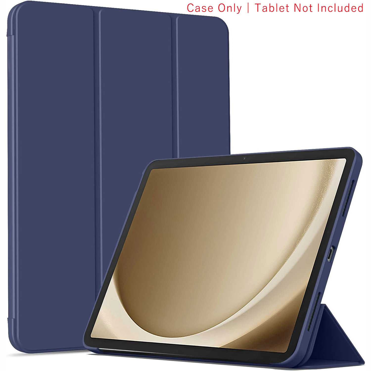 Drievoudig opvouwbare flipcase voor Samsung Galaxy Tab A11 Plus A11+ 2025 11'' SM-X230/X235/X236B Magnetische standaard PU lederen beschermhoes