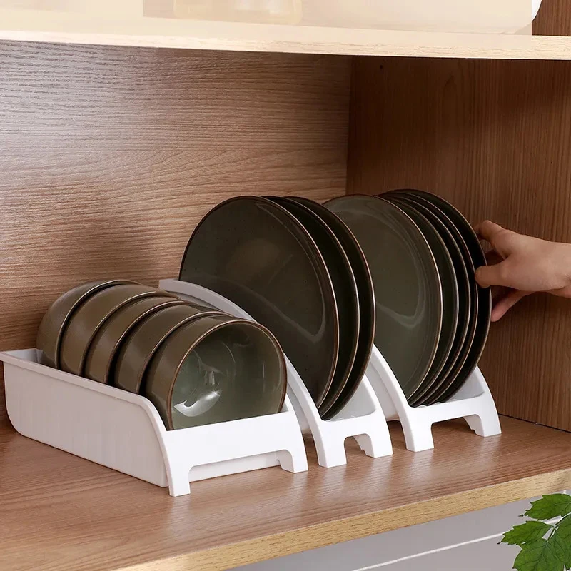 1 Pak Plastic Kastrek Plaat En Afwasrek Kombekerrek Multifunctioneel Opbergrek Keukengerei Rek