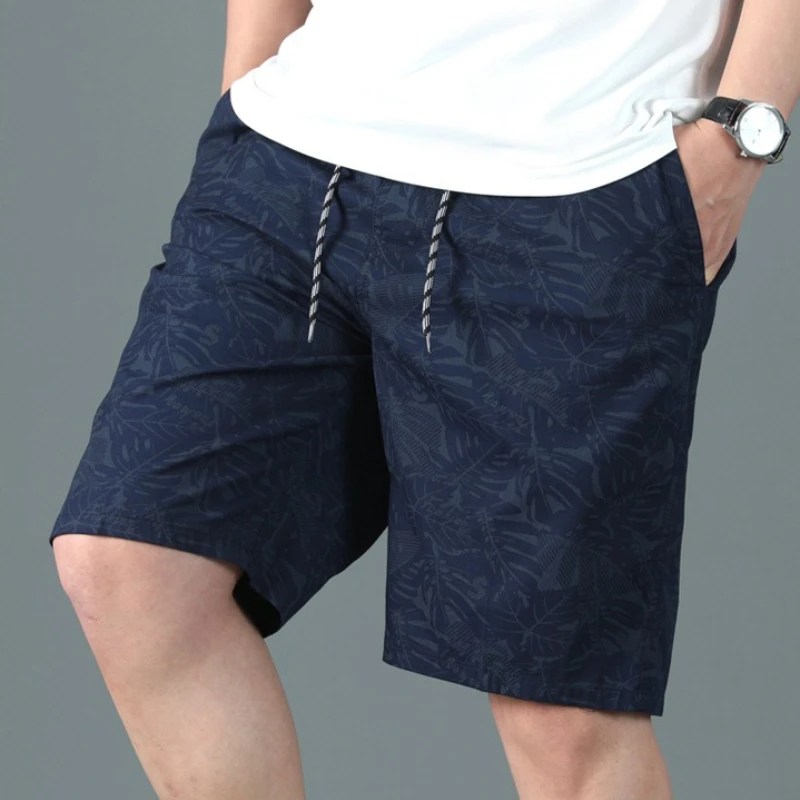 

Мужские пляжные шорты с цветочным принтом, уличная одежда, хлопковые рабочие брюки, мужские летние дышащие шорты до колена для фитнеса, спортивные шорты, спортивная одежда 6XL