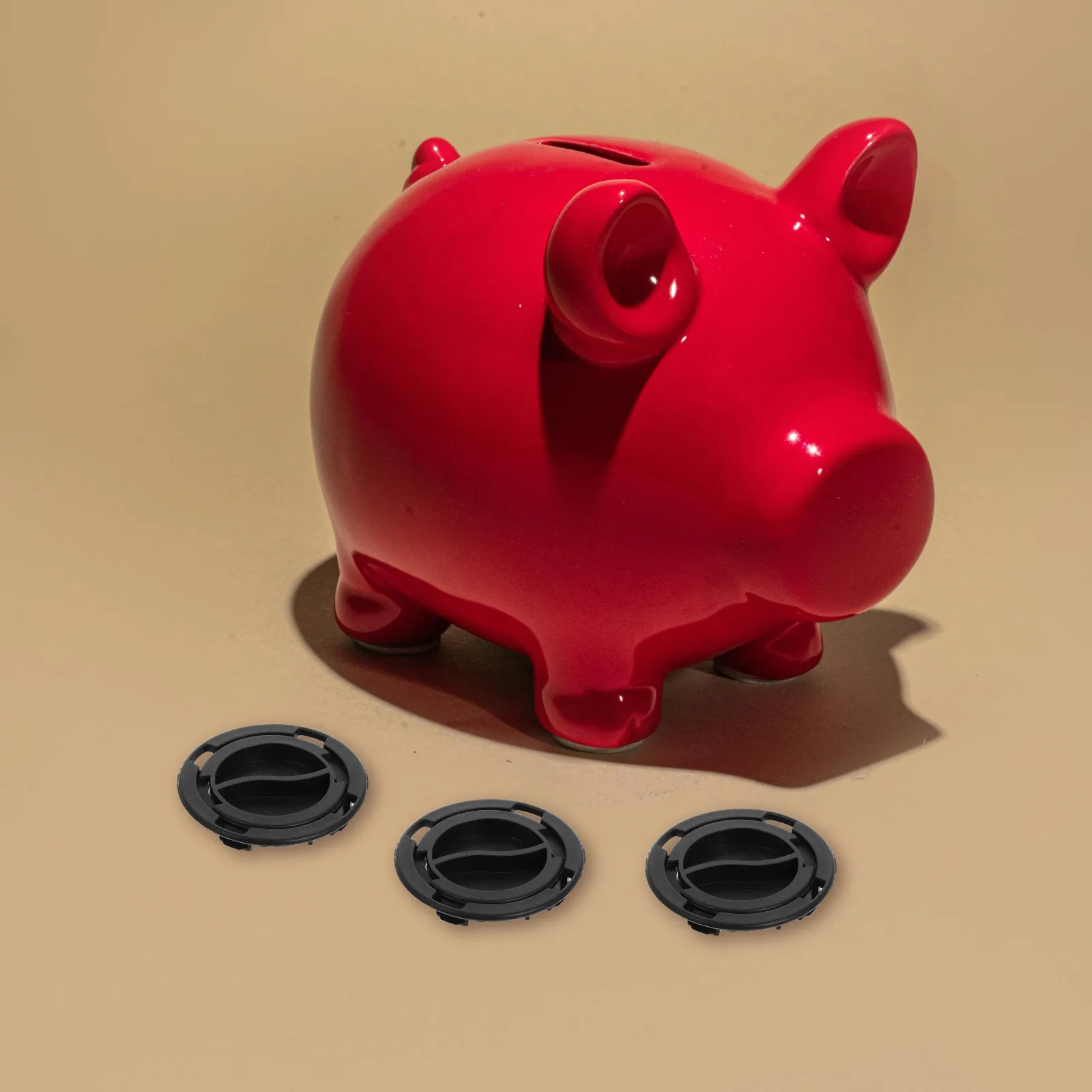 

20pcs Piggy Bank Bottom Stopper Replacement Plastic Round Plug For Money Jar Storage Cap Convenient Coin Bank Closure