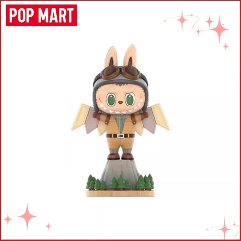 

POP MART The Monsters Labubu Big Family Series Zimomo Camping Figurine: Милая и интересная коллекционная фигурка-сюрприз для подарка