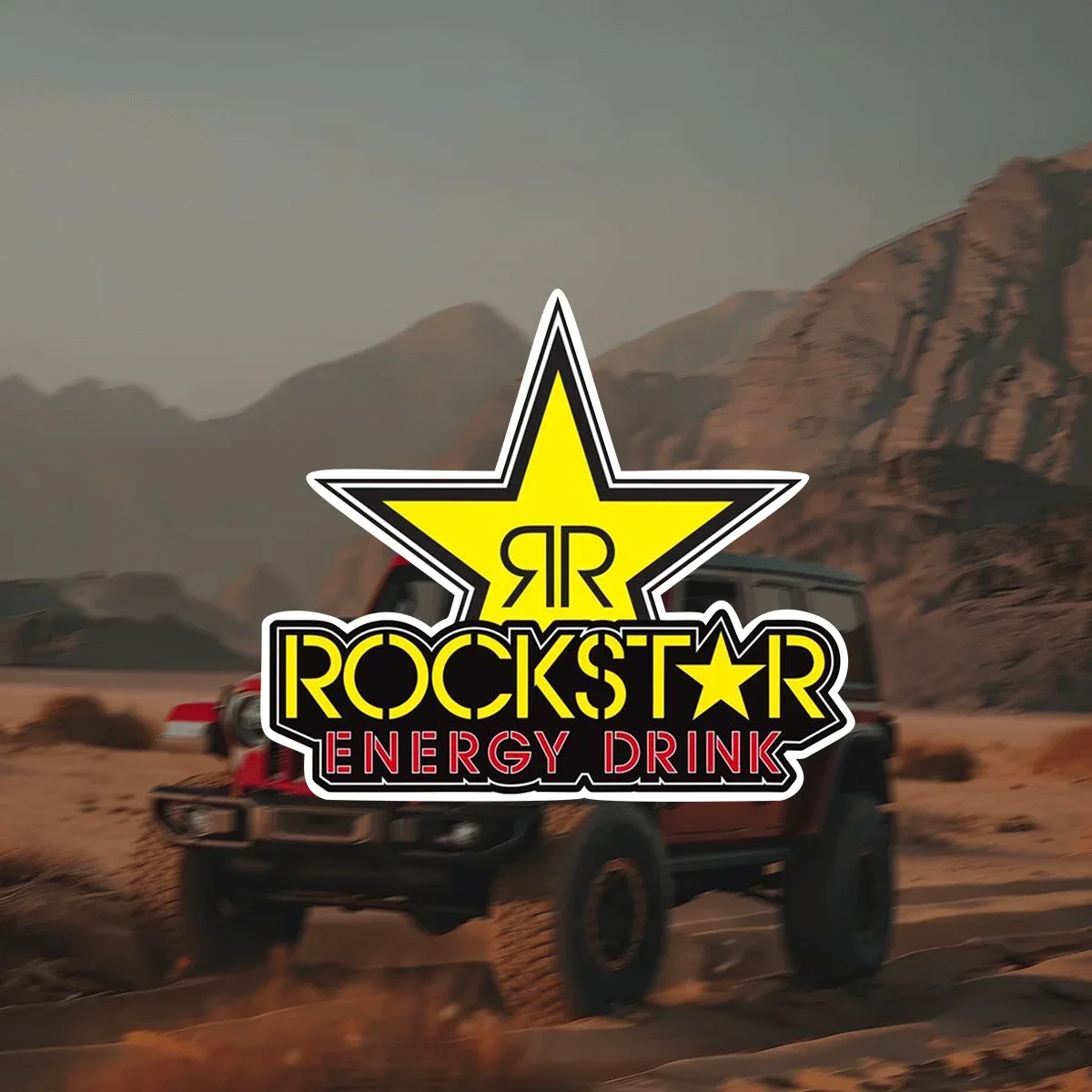 

Водонепроницаемые виниловые наклейки Energy Rockstar (1 шт.) - для ноутбуков, шлемов, мотоциклов, наборов, гитар, автомобилей и бамперов