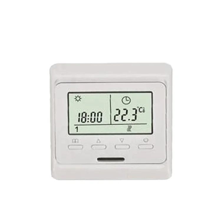 

Weekly Programming Digital Floor Thermostat LCD Screen temperature control switch with