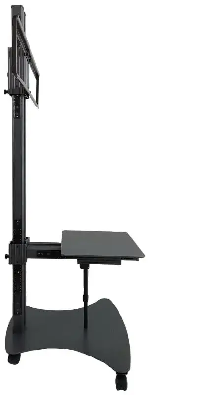 TV Mount Stand Height Adjustable Mobile TV Cart Trolley can fit a 100 inch display or below