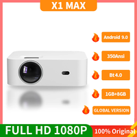 Wanbo X1 Pro/Max Projector 4K Support Android Wifi HD 1080P 8000 Lumens Bluetooth  LED Beam projector For home theater projector