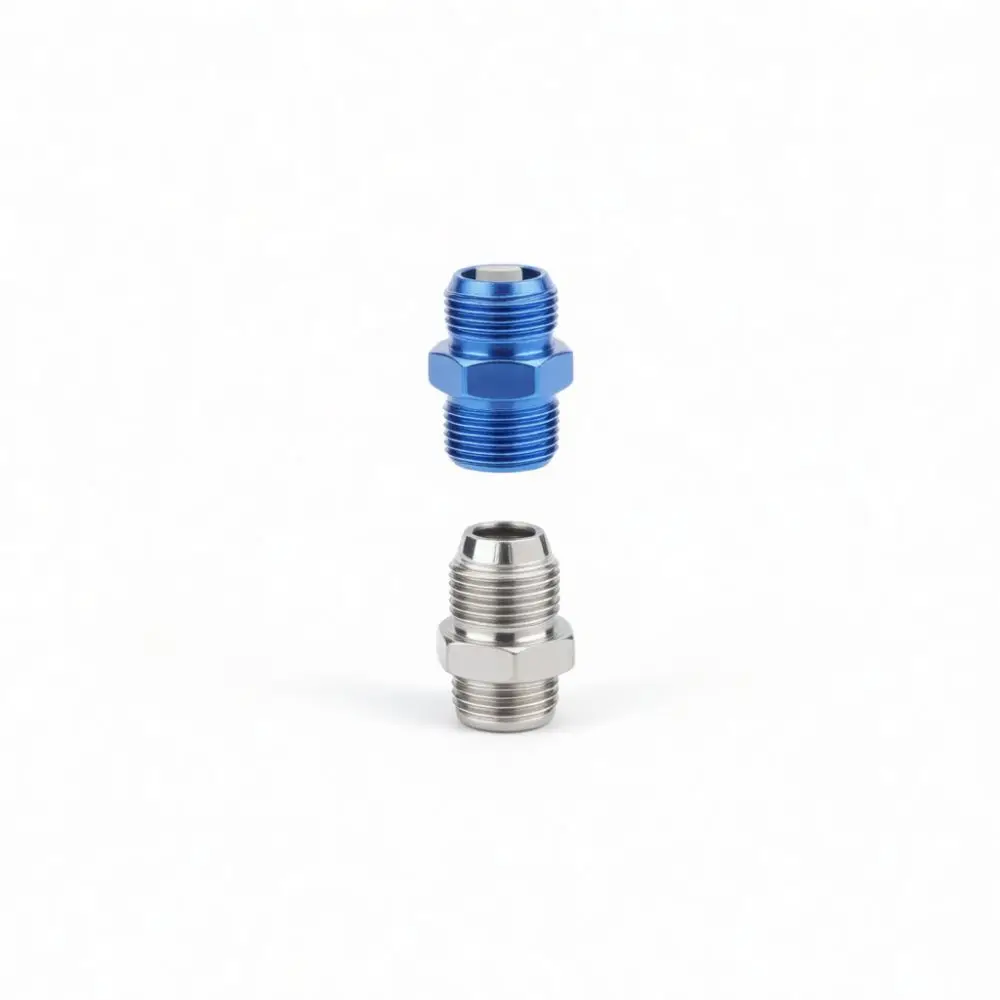 Universal Fuel Pressure Gauge Adapter 1/8 NPT To M10 M12 Thread Stainless Steel Oil Measurement Connector Diagnostic Repair Tool