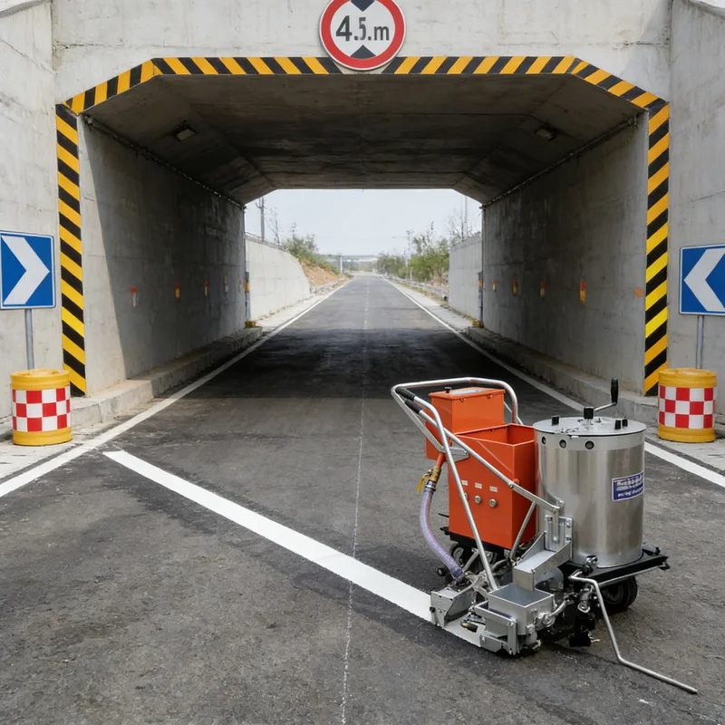 

Customized Road Marking Machine High Precision Pavement Marking Machine for Bright Visible Markings in Expressway Construction