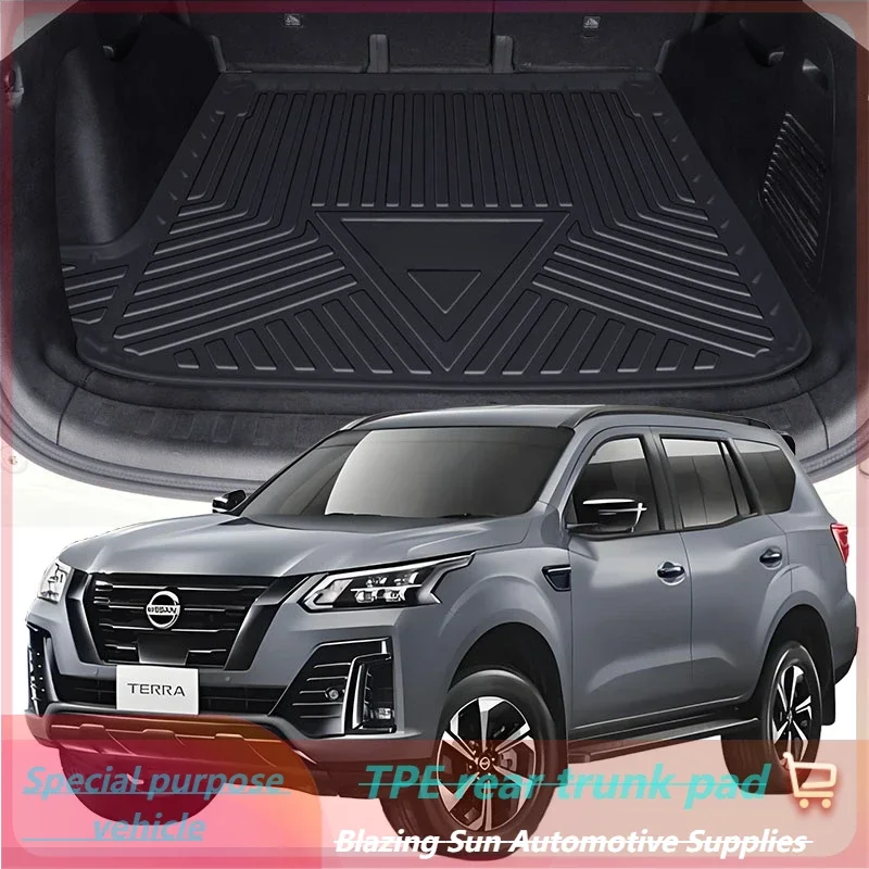 

Car Auto Rear Boot Cargo Liner Tray Trunk Mat Carpet for Nissan Terra 2018-2024 Cushion Pad Carpet Pad Anti-dirty Anti-water