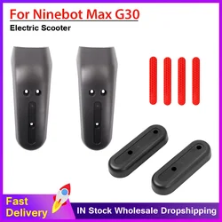 1 set Front Fork Protection Cover With Rear Wheel Stents Shell Warning Reflective Sticker for Ninebot Max G30 Electric Scooter