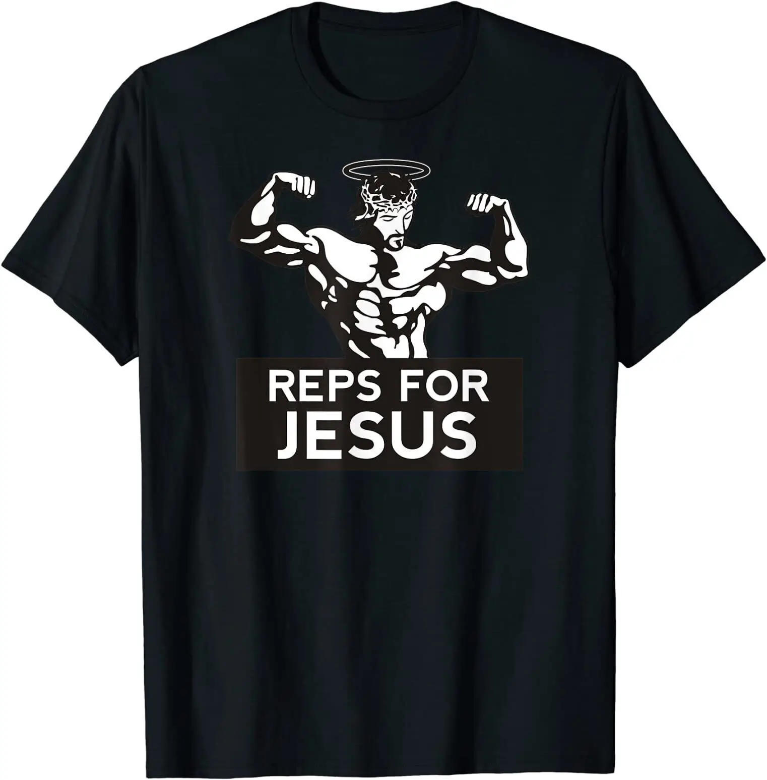 NEW Limited Reps For Jesus Gym Design T shirt USA S XXL