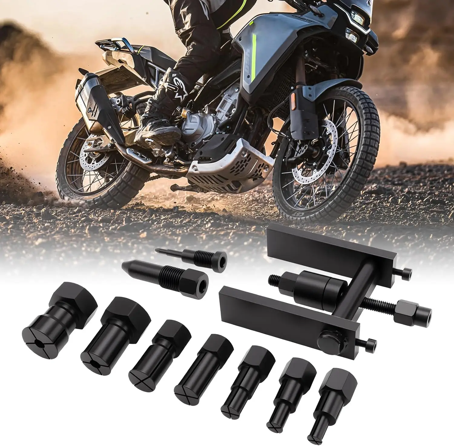 10 Teile/satz Motorrad Lager Puller Kit Praktische Interne Removal Tool mit Box für Motorrad Wartung