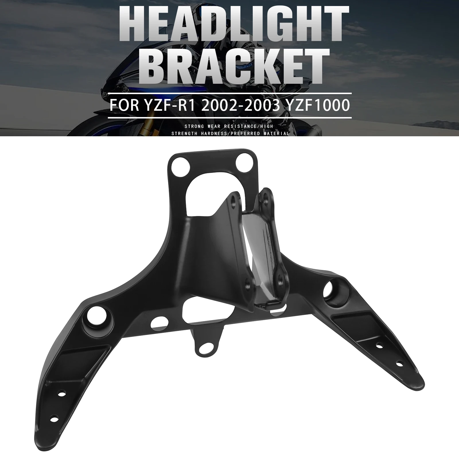 

For YAMAHA YZF1000 YZFR1 YZF R1 YZF-R1 1998 1999 2000 2001 2002 2003 Motorcycle Headlight Bracket Front Upper Stay Fairing