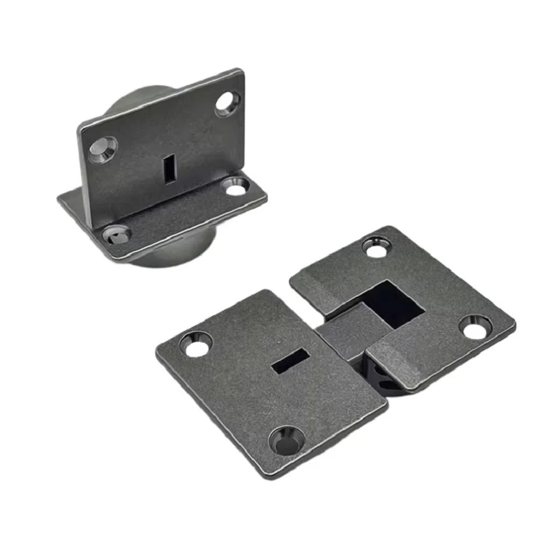 2pcs Flat square flap hidden hinges suspended cabinet down open door hinge